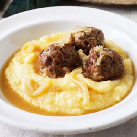 Meatballs al Forno with Creamy Polenta -Ultimate